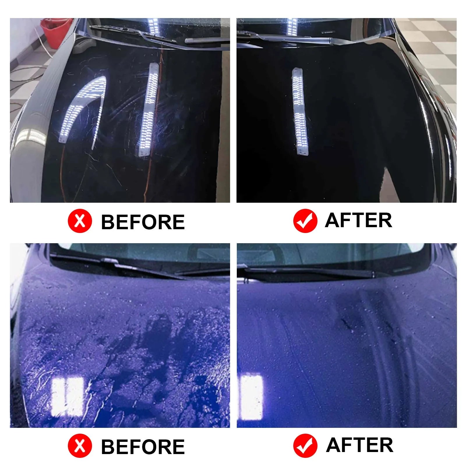 70ml bottle of graphene ceramic coating liquid with sponge, towel, gloves, and cloths for car paint protection.