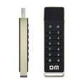 Fingerprint security USB flash drive with metal casing, USB 3.0 interface, 64GB capacity