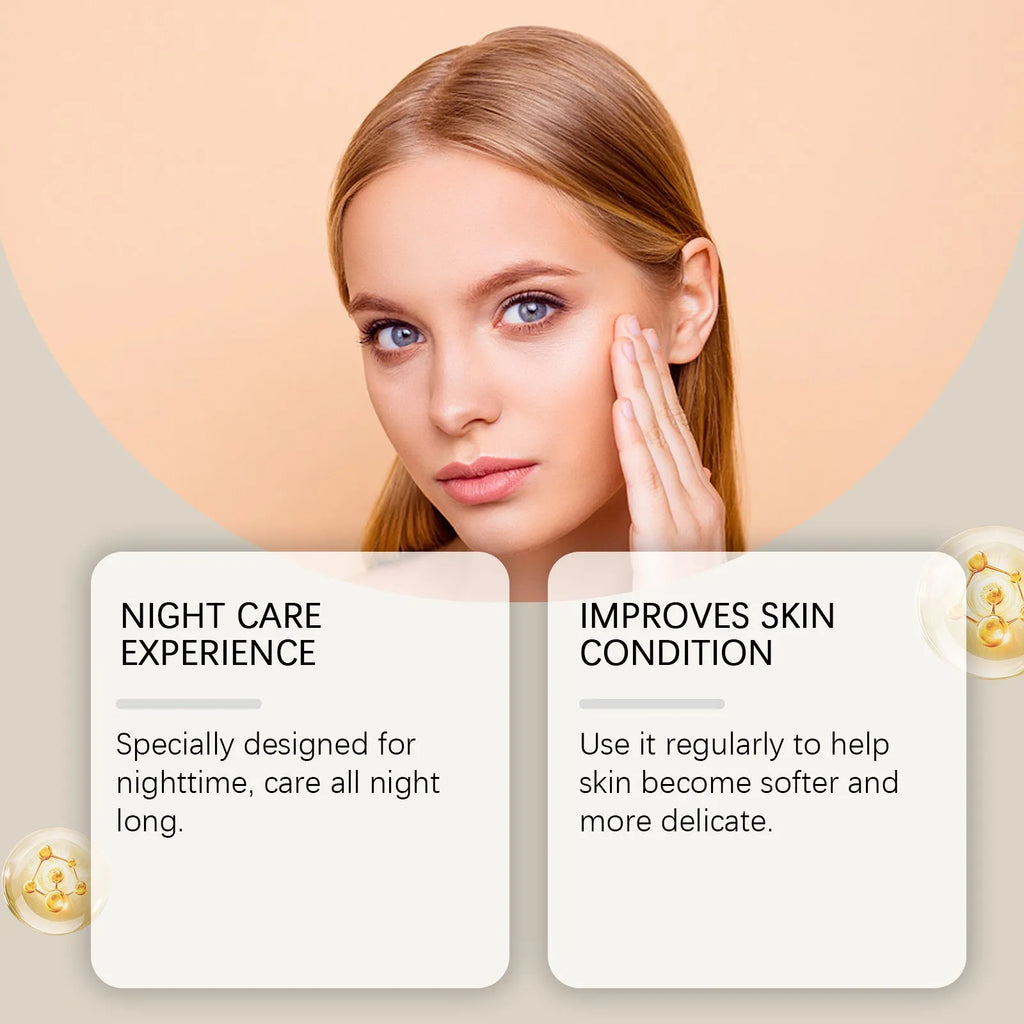 Single-use moisturising and skin lightening facial mask pad measuring 5.1 by 3.9 cm.