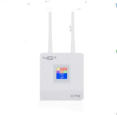 4G wireless router with EU plug for business travel