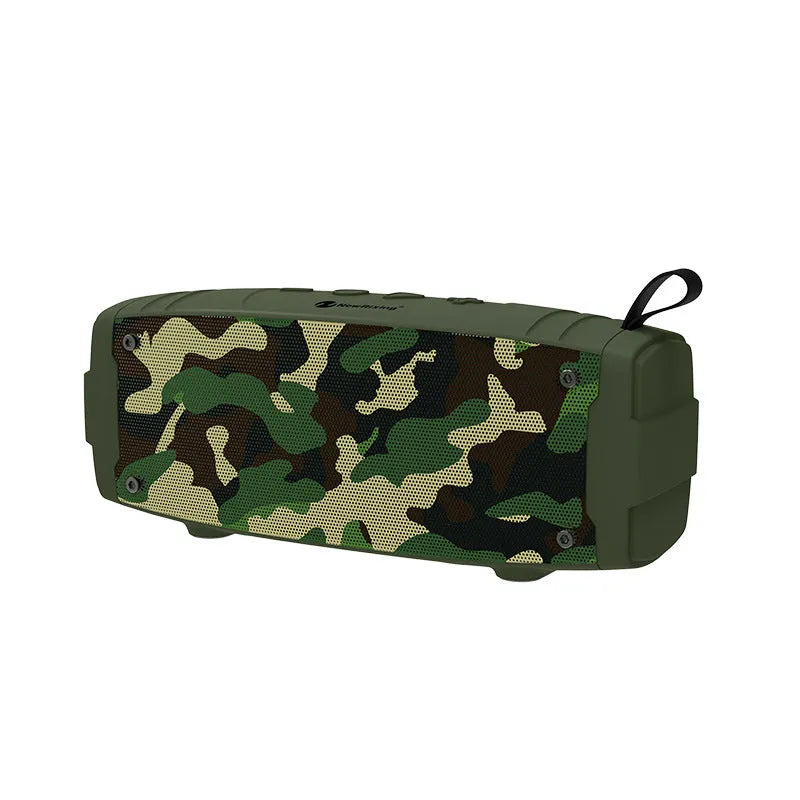 Portable Bluetooth speaker in black, blue, camouflage, graffiti, hip hop, or red colour with USB port