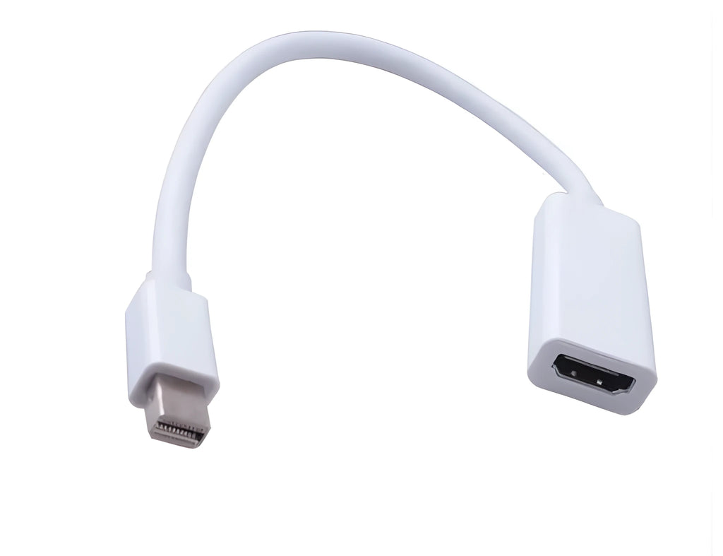 24.5 cm Mini DisplayPort to HDMI adapter cable for Mac computers with 1080p support