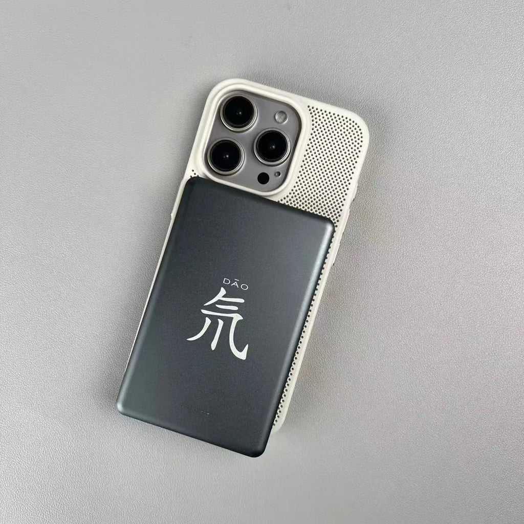 Frosted magnetic hard phone case for IPhone on a table, showing colour options.