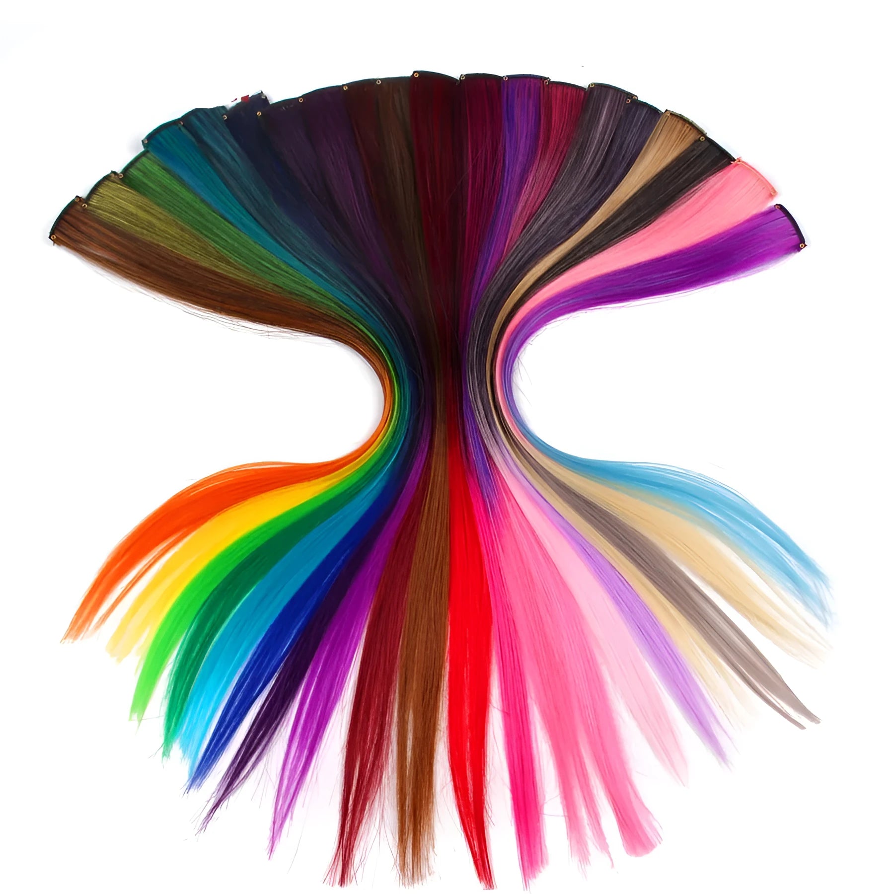 18 inch wig hair extension in multiple colour style options for length and volume enhancement
