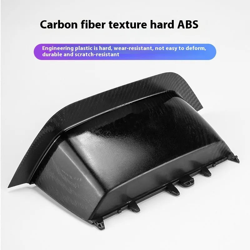 ABS main driving door handle protective cover for 3 Series in black, carbon fibre or beige