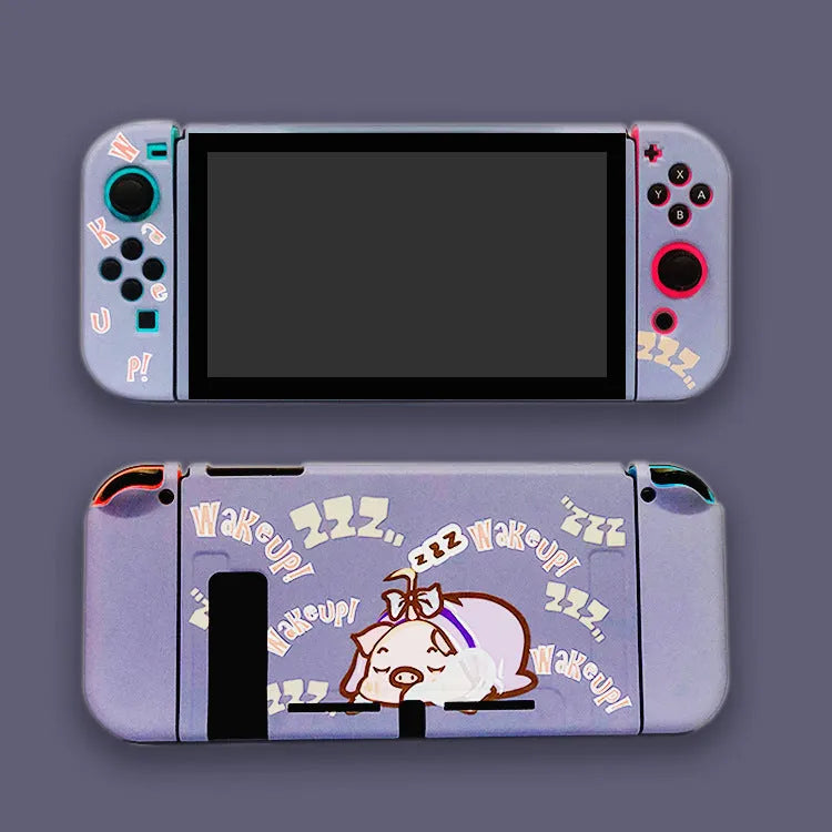 Nintendo Switch silicone protection shell with colour pattern options for console safeguarding