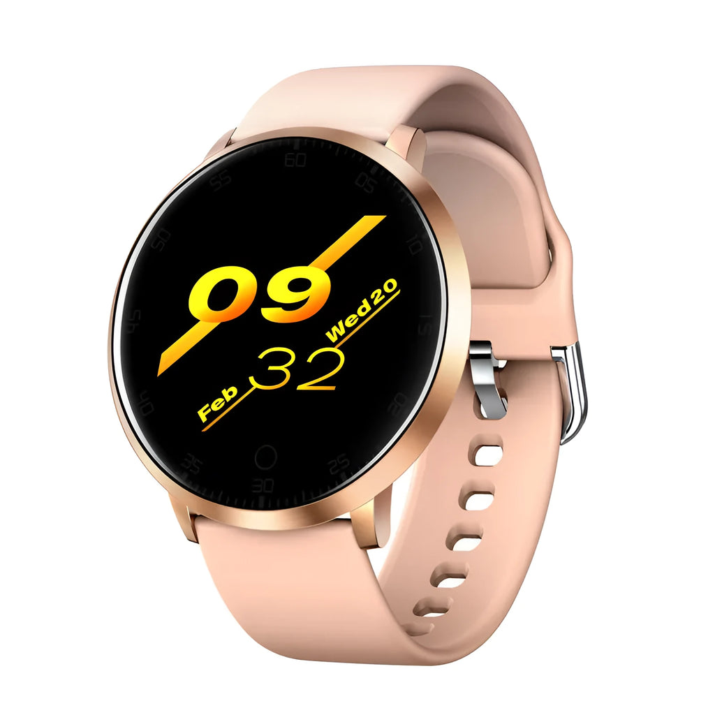Ultra-thin waterproof smart health bracelet with a 1.3-inch screen on a silicone wrist strap.
