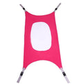 Portable detachable baby crib hammock in crushed velour fabric showing colour options