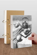 8K thickened sketchbook for hand-painted markers with non-spiral binding