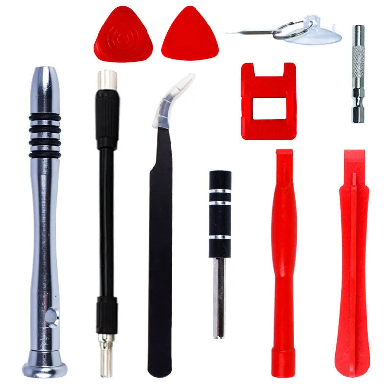 112-in-1 alloy steel screwdriver set in black case for mobile phone and electronics repair