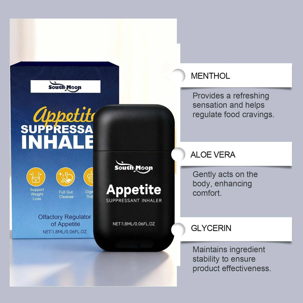 Body Management Inhaler with menthol and aloe leaves, 1.8ml capacity, for portable fresh sensation