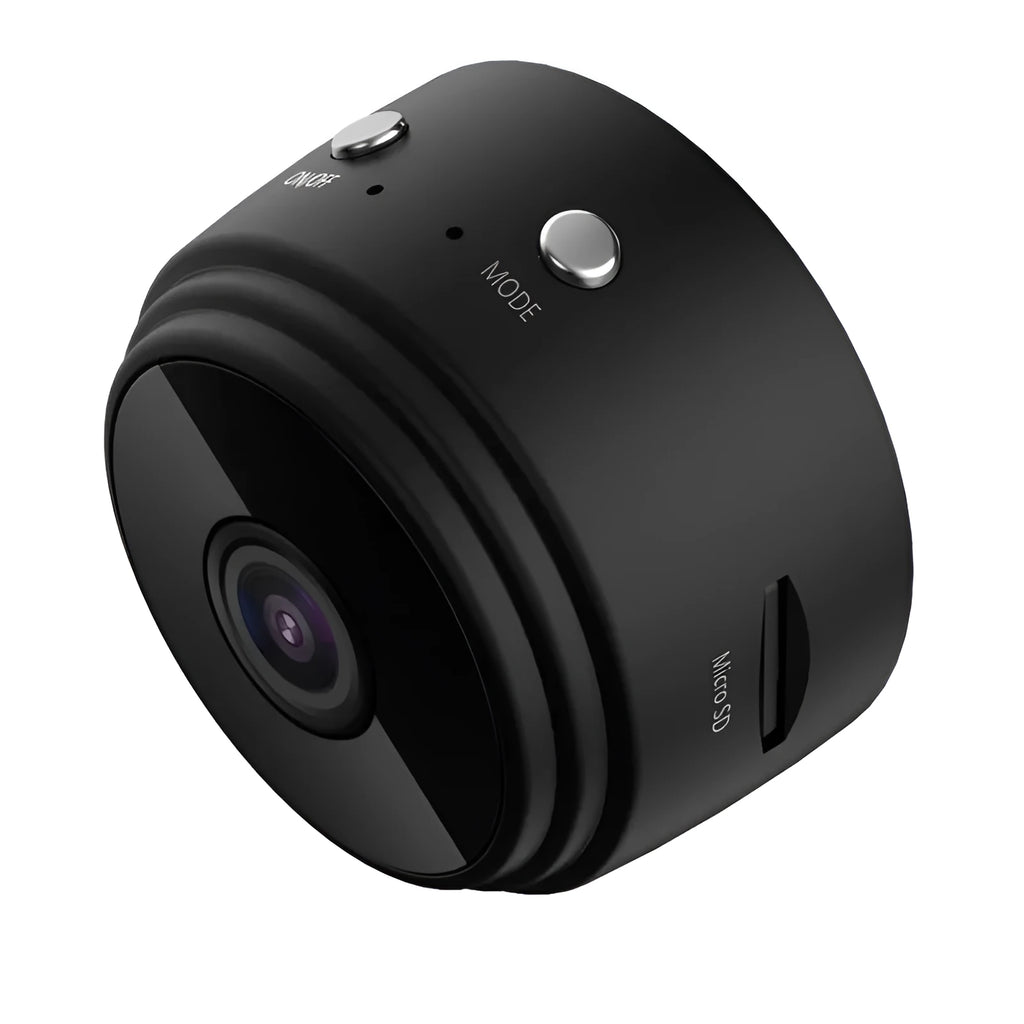 A9 camera WiFi smart sports HD DV night vision camera in black with rotating bracket