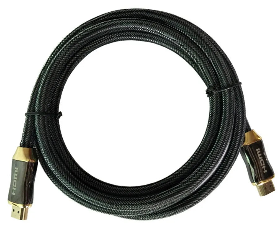 Copper video projector monitor cable available in multiple lengths on a white background