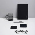 A5 notebook set with envelope, PU cover, 80g Daolin paper and black 0.5mm neutral pen