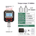 Digital torque meter 17-340 Nm six-piece set with digital display, model 17-340 Torquemeter