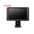 Black portable 7-inch vehicle MP5 player with mounting bracket and cables