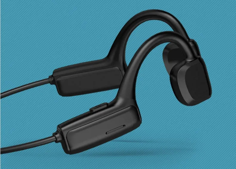 G1 wireless Bluetooth sports headset with open ear design in black colour