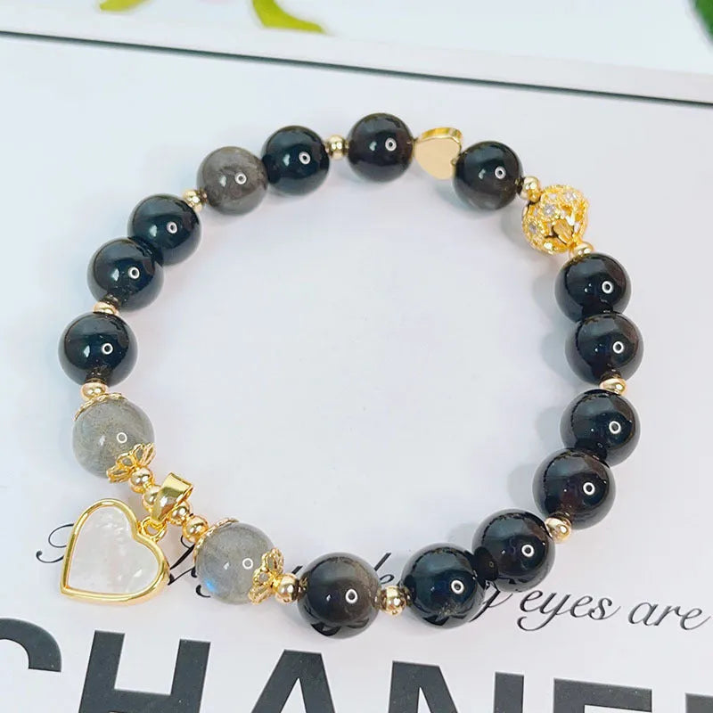 Silverstone women's bracelet with electroplated finish in flower, love heart, or star charm design