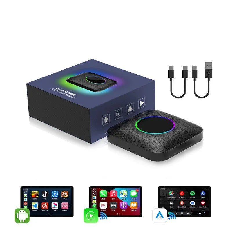 CarPlay wireless adapter box converts wired systems to wireless with Android 13 support