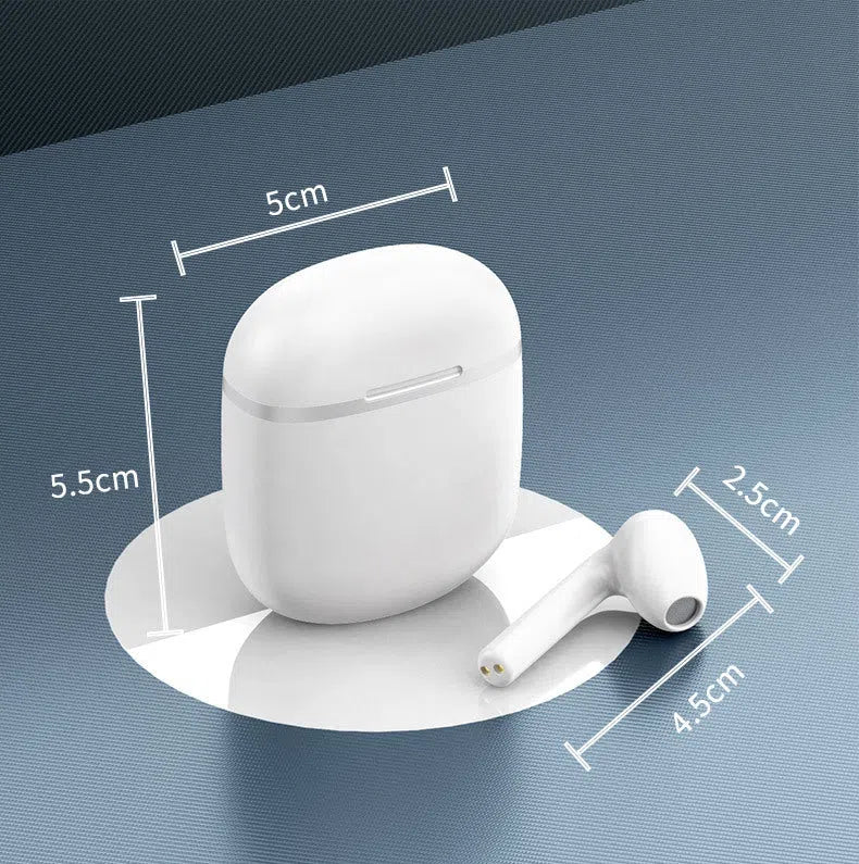 X60 true wireless Bluetooth headset dual in-ear stereo earbuds with charging case in black or white