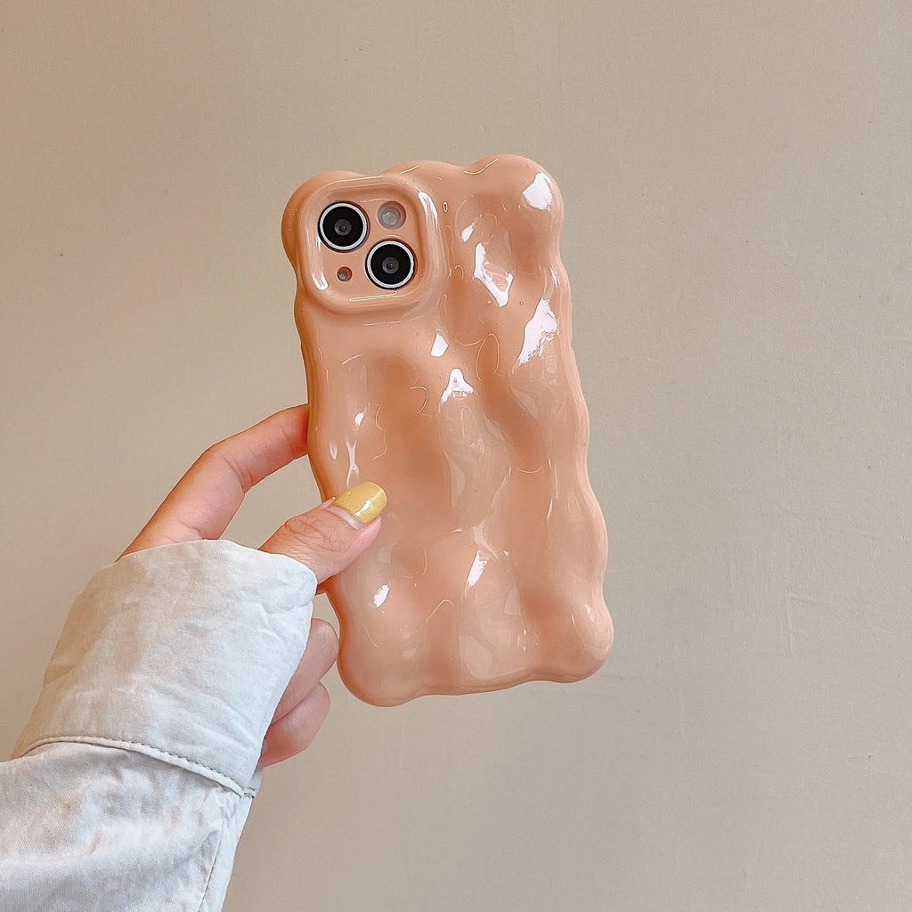 TPU phone case with irregular meteorite pattern in Taro Purple for iPhone