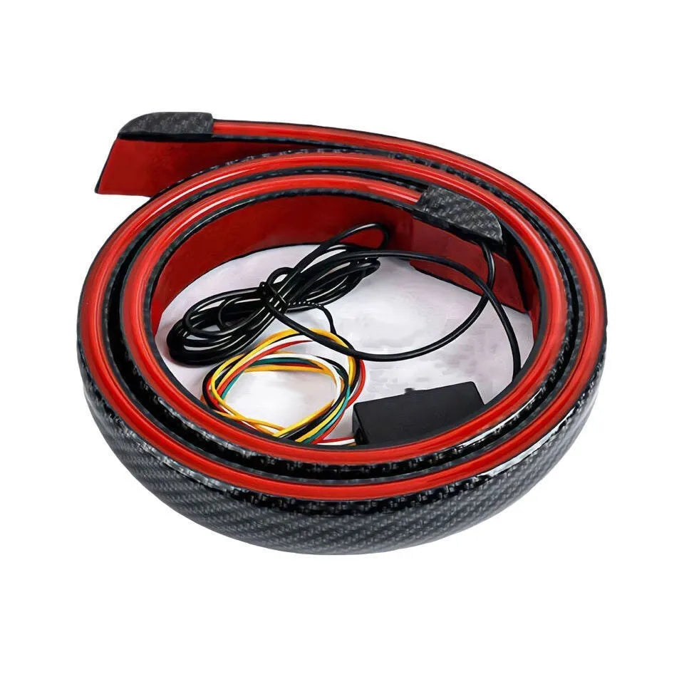 1.2 metre and 1.3 metre automobile LED streamer tail turn signal lighting kit on a car.