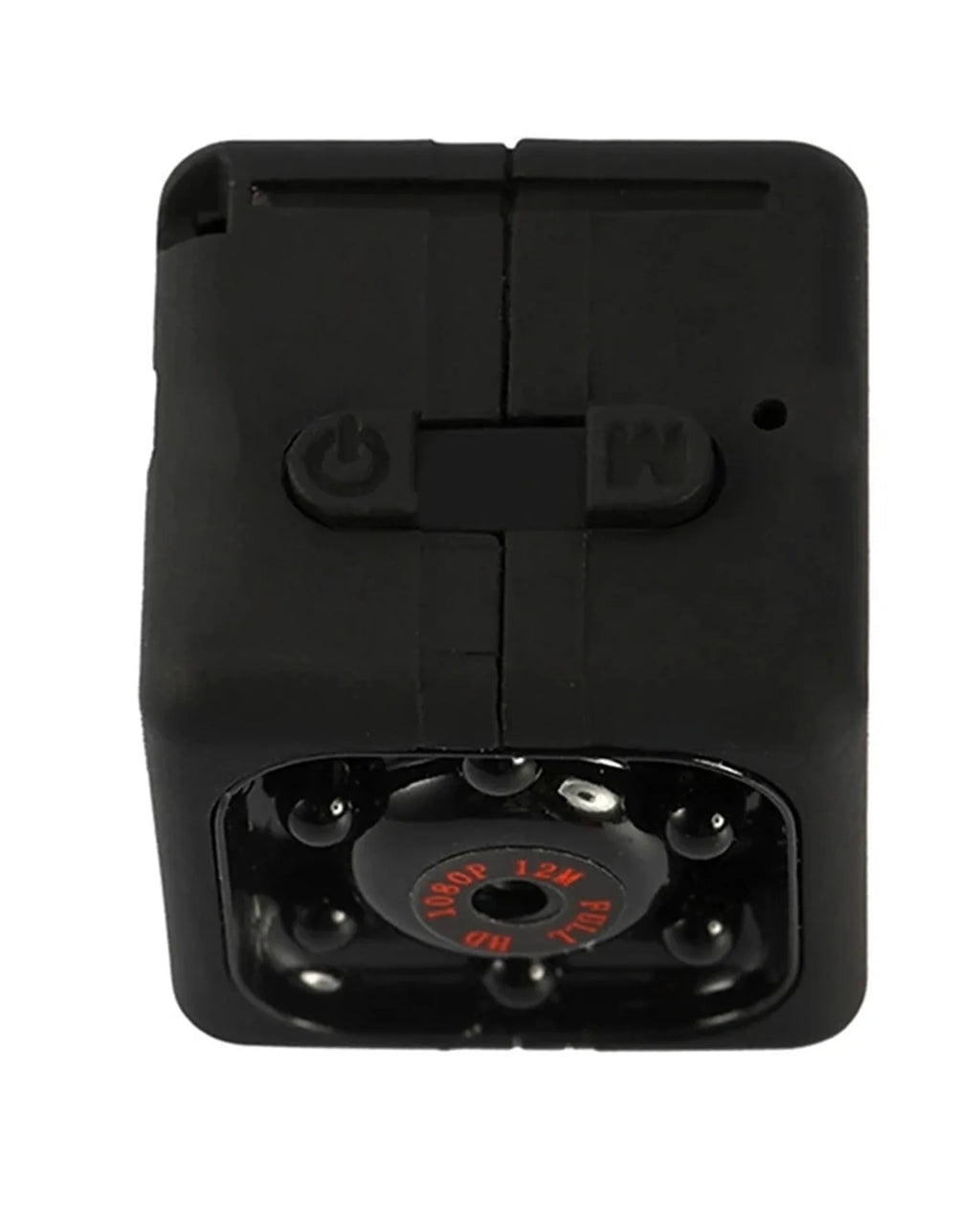 Black mini USB dash camera with 1080P HD recording and infrared night vision