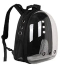 Transparent astronaut cat diaper bag with side opening in various solid colours