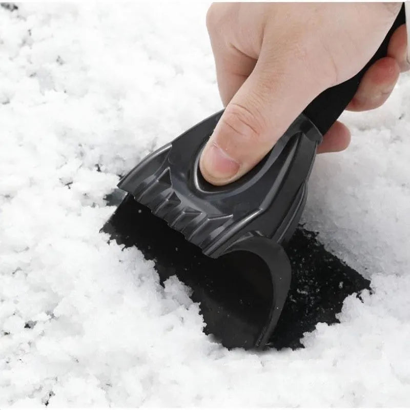 Plastic de-icing snow shovel for car front windshield winter ice cleaning tool