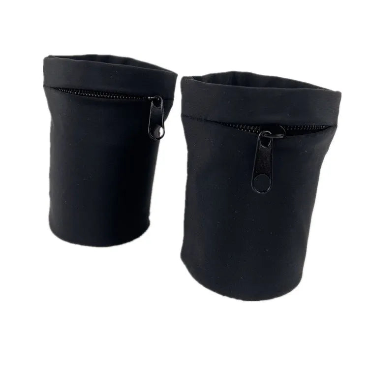 A compact wrist armband sleeve wallet for a mobile phone, shown with dimensions of 10 by 10.5 centimetres.