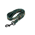 Adjustable cloth dog harness set with haulage rope, collar, waste bag, bow, and triangular scarf in six-piece configuration