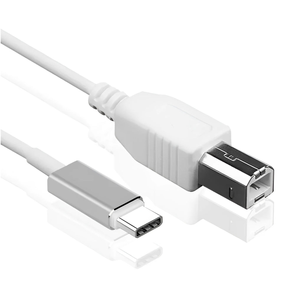 Three-in-one electric piano data cable with USB, Lightning, Micro USB, and Type-C connectors