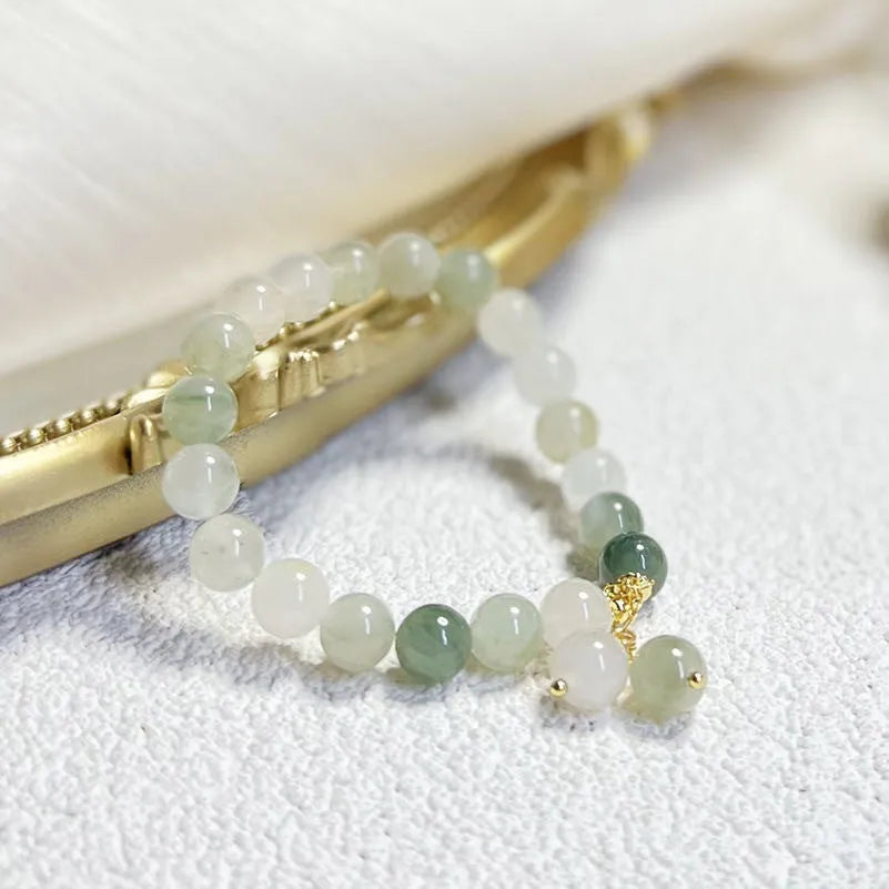 Women's Ins-style simple alloy bracelet in colour S175 on a wrist.