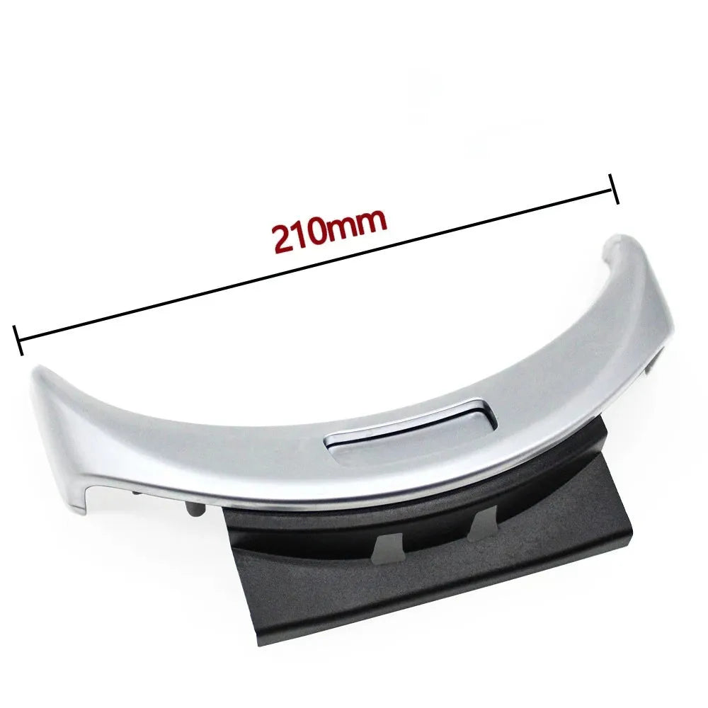 Mercedes-Benz C-Class and GLC armrest box button electroplating panel in silver electroplated finish