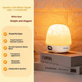 New Water Ripple smart Bluetooth stereo bedside lamp with 16-colour light and touch control in geometric shape