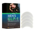 Pack of four thin men's figure control chest patches with mugwort and ginger extracts