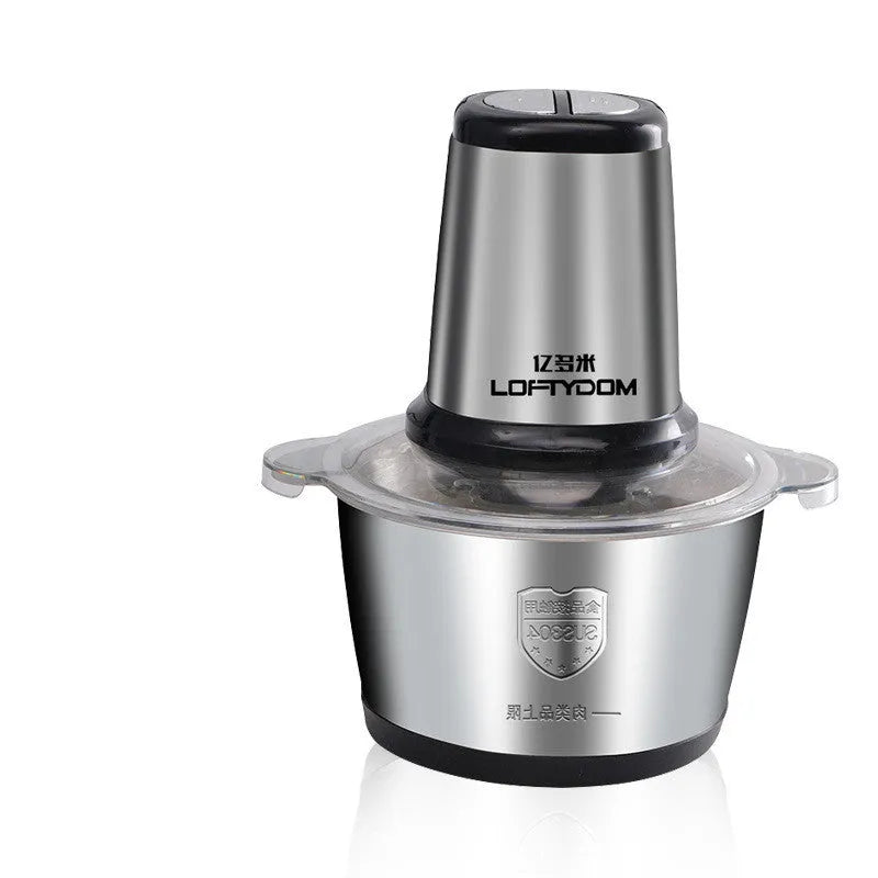 Stainless steel electric meat grinder 2 litre capacity fully automatic food processor