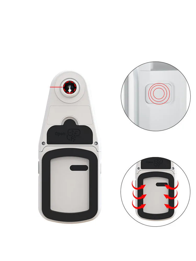 Dust collecting red light level meter bracket for electric hammer drills with laser guide