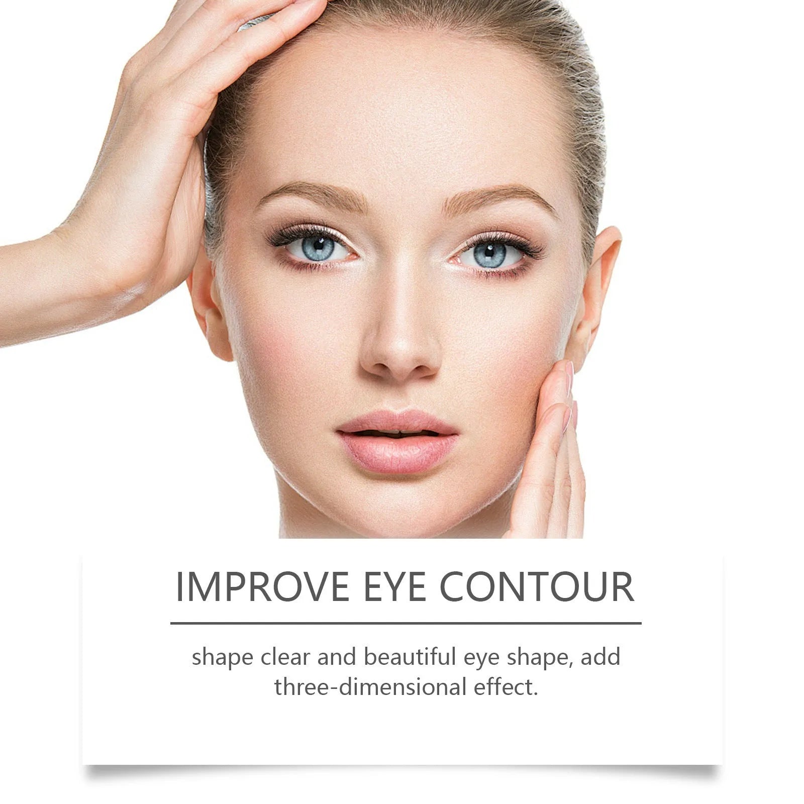Pack of Bright Eyes Eyelid Stickers, 80 pieces, with hydrating formula ingredients listed