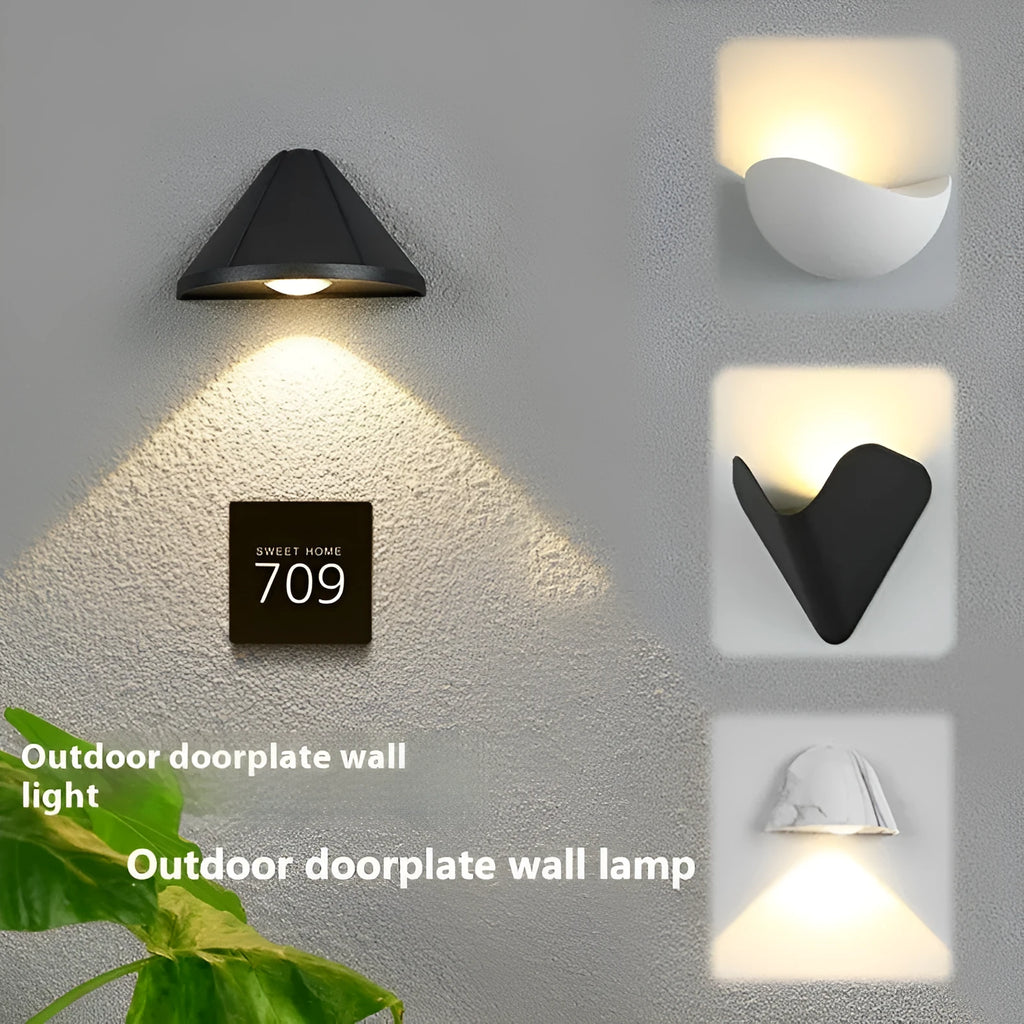 Black and white Bird's Nest design waterproof IP65 LED courtyard lamp