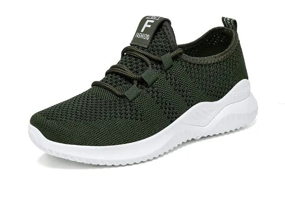 Men's low-top safety work shoes with a steel toe cap, available in black, grey, and dark green colours.