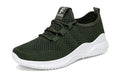 Men's low-top safety work shoes with a steel toe cap, available in black, grey, and dark green colours.