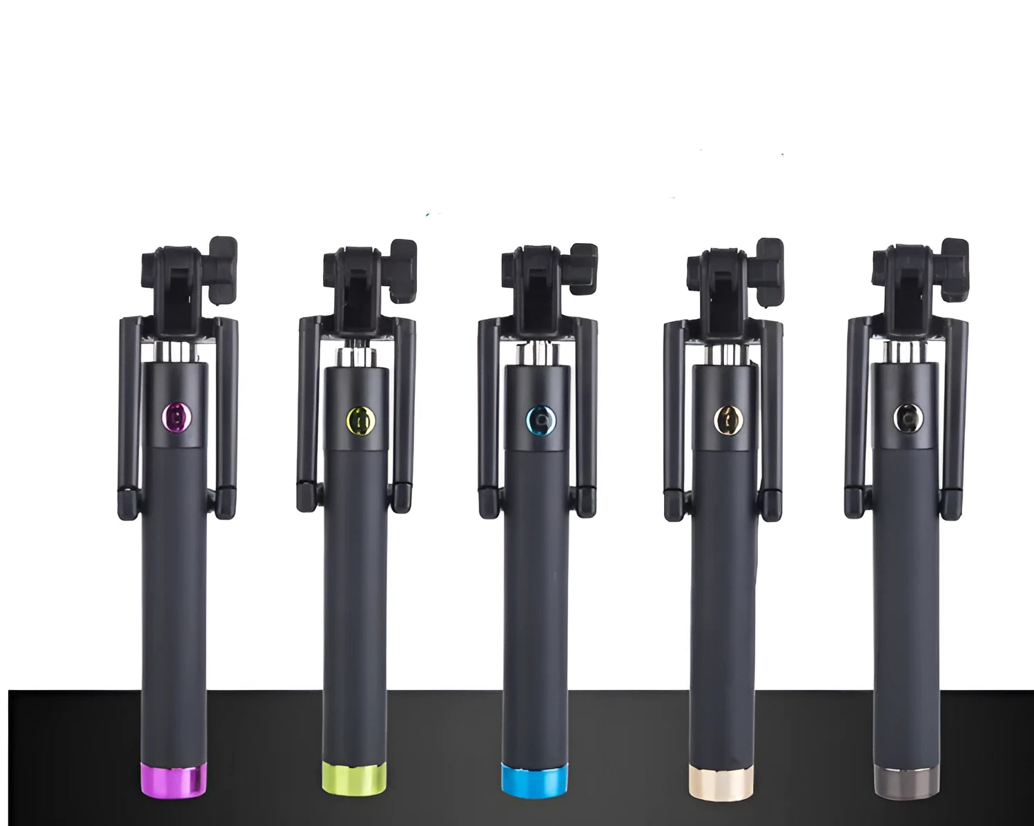 Aluminium alloy telescopic fishing rod with line-controlled self-timer mechanism in multiple colour options