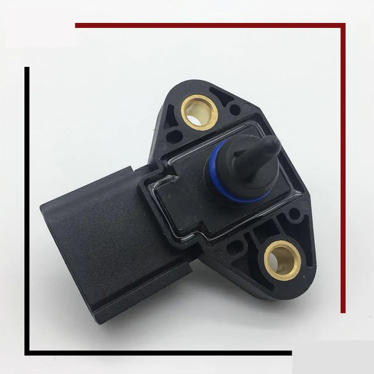 Black intake pressure sensor for Ford and Lincoln vehicles including Fiesta, Focus, Transit models