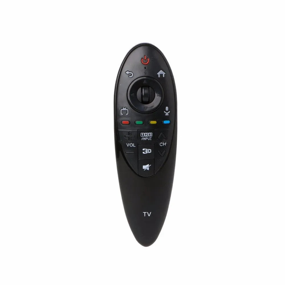 Black LG television replacement remote control for AN-MR500 models on a white background.