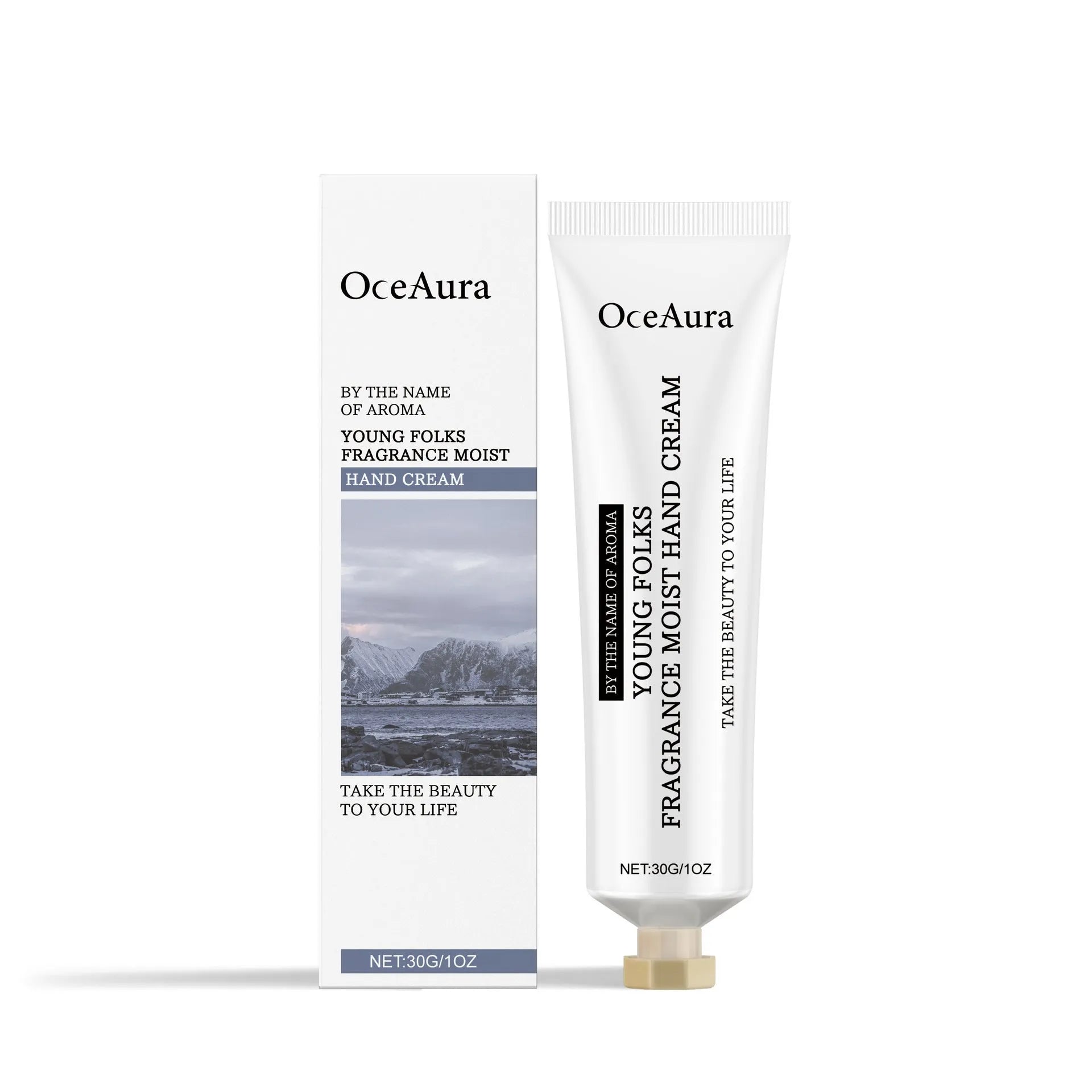 30g tube of moisturising fragrance hand cream with hyaluronic acid