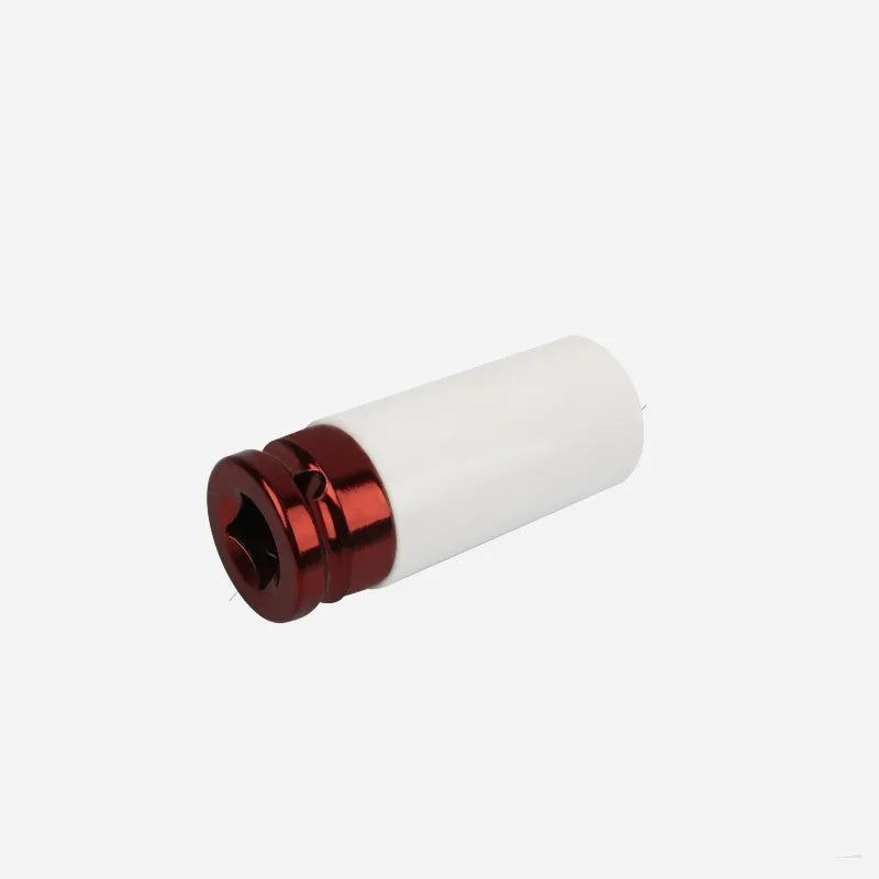 45# steel hexagon impact socket for pneumatic wrench in 17mm, 19mm, 21mm, or 22mm size