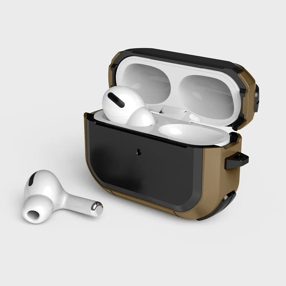 TPU and PC protective shell for Apple AirPods 1, 2, and Pro cases in multiple colour options