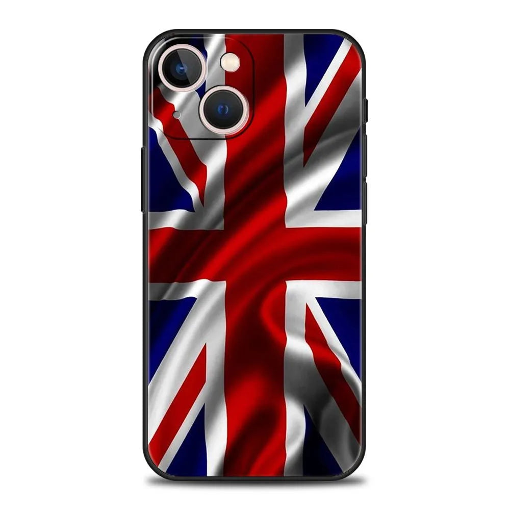 Painted TPU phone case with cartoon and plant design for iPhone 11 to 16 series