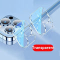 Tempered glass camera lens protector film for iPhone 11 to 15 rear camera, transparent or silk screen